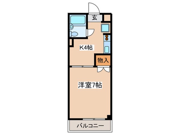 厚木メゾンドパンセの物件間取画像